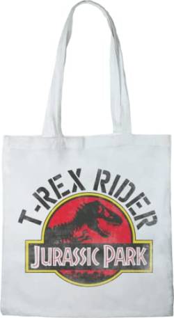 Jurassic Park Tote Bag T-REX, Referenz: BWJUPAMBB001, Weiß, 38 x 42 cm von Jurassic Park