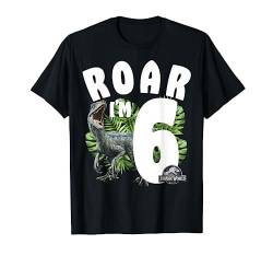 Jurassic World Birthday Raptor Roar I'm 6 T-Shirt von Jurassic World