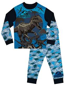 Jurassic World Jungen Schlafanzug Mehrfarbig 128 von Jurassic World
