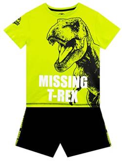 Jurassic World Jungen T-Shirt und Shorts Set Dinosaurier Outfit-Set für Kinder Mehrfarbig 134 von Jurassic World