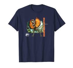 Jurassic World: Dominion Dilophosaurus Action Poster T-Shirt von Jurassic World