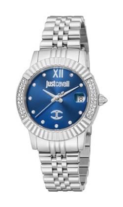 Just Cavalli Damen Analog Quarz Uhr mit Edelstahl Armband JC1L199M0015 von Just Cavalli