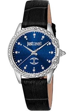 Just Cavalli Damen Analog Quarz Uhr mit Leder Armband JC1L095L0315 von Just Cavalli