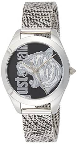 Just Cavalli Damen-Uhren Analog Quarz One Size Silber 32019810 von Just Cavalli