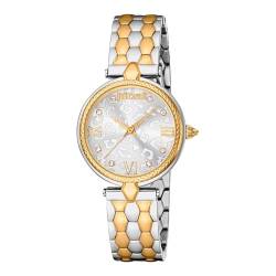 Just Cavalli Herren Analog Quarz Uhr mit Edelstahl Armband JC1L254M0085 von Just Cavalli