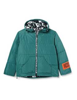 Just Cavalli Herren Giacca Con Cappuccio Steppjacke, Verde, 48 von Just Cavalli