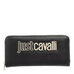 Just Cavalli Logo, Portemonnaie, Geldbeutel, Schwarz von Just Cavalli