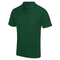 Just Cool - Herren Funktions Poloshirt 'Cool Polo' / Bottle Green, XL XL,Bottle Green von Just Cool