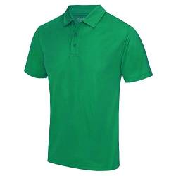 Just Cool - Herren Funktions Poloshirt 'Cool Polo' / Kelly Green, L L,Kelly Green von Just Cool