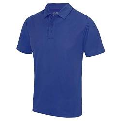 Just Cool - Herren Funktions Poloshirt 'Cool Polo' / Royal Blue, M M,Royal Blue von Just Cool