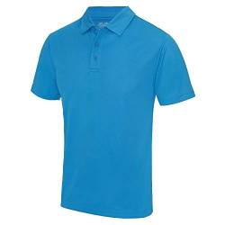 Just Cool - Herren Funktions Poloshirt 'Cool Polo' / Sapphire Blue, L L,Sapphire Blue von Just Cool
