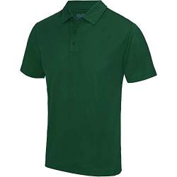 Just Cool Herren Polo-Shirt Sports (3XL) (Flaschengrün) von Just Cool