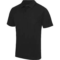 Just Cool Herren Polo-Shirt Sports (4XL) (Schwarz) von Just Cool