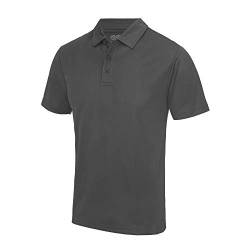 Just Cool Herren Polo-Shirt Sports S,Graphit von Just Cool