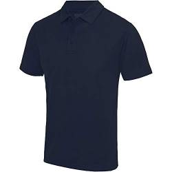 Just Cool Herren Polo-Shirt Sports XL,Marineblau von Just Cool