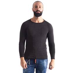 Just Emporio Herren Erwachsene, Pullover, Schwarz/Anthra, X-Large von Just Emporio