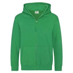 Just Hoods - Kinder Sweatjacke mit Kapuze/Kelly Green, 12/13 (XL) von Just Hoods