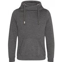 Just Hoods Sweatshirt Herren Cross Neck Hoodie von Just Hoods