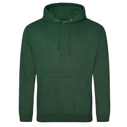 Just Hoods - Unisex College Hoodie/Bottle Green, XL von Just Hoods