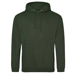 Just Hoods - Unisex College Hoodie/Forest Green, XXL von Just Hoods