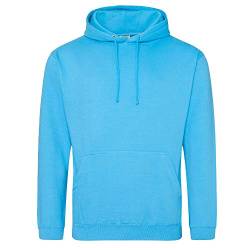 Just Hoods - Unisex College Hoodie/Hawaiian Blue, M von Just Hoods