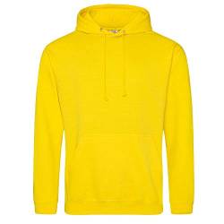 Just Hoods - Unisex College Hoodie/Sun Yellow, XL von Just Hoods