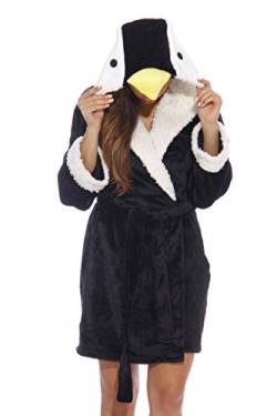 Just Love Critter Robe Sherpa Trim Velours Bademantel für Damen - - Medium von Just Love