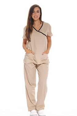 Just Love Damen Scrub Sets Medical Scrubs (Mock Wrap) - - X-Klein von Just Love