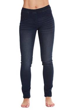 Just Love Denim Jeggings für Frauen mit Taschen Bequeme Stretch Jeans Leggings - Blau - Groß von Just Love