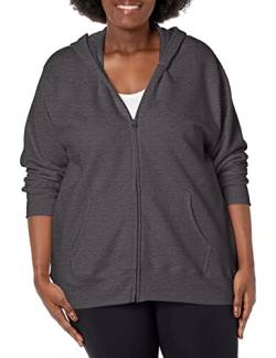 JUST MY SIZE Damen Plus Size EcoSmart Full-Zip Hoodie, Schiefer-Heather, XX-Large von Just My Size