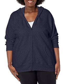 JUST MY SIZE Damen Plus Size EcoSmart Full-Zip Hoodie - Blau - XX-Large von Just My Size