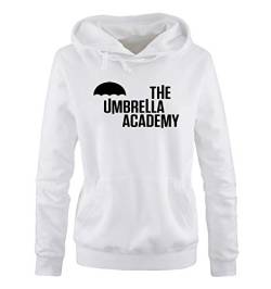 Just Style It - Umbrella Academy - Style2 - Damen Hoodie - Weiss / Schwarz Gr. M von Just Style It