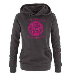 Just Style It - Valar Morghulis/Dohaeris II - Damen Hoodie - Schwarz / Pink Gr. M von Just Style It