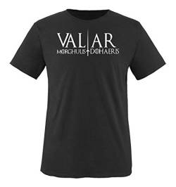 Just Style It - Valar Morghulis - Game of Thrones - Herren T-Shirt - Schwarz/Weiss Gr. 3XL von Just Style It
