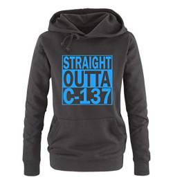 Just Style It - Winter in Coming - Style3 - Game of Thrones - Damen Hoodie - Schwarz / Blau Gr. XXL von Just Style It