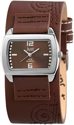 Just Watches Damen-Armbanduhr Analog Quarz Leder 48-S10419-BR von Just Watches