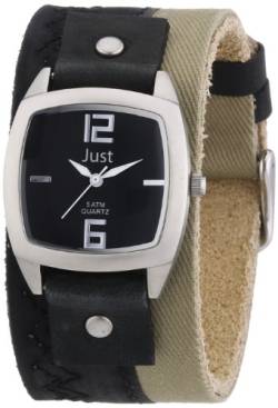 Just Watches Damen-Armbanduhr Analog Quarz Leder 48-S10630-BK von Just Watches