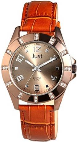 Just Watches Damen-Armbanduhr Analog Quarz Leder 48-S3928-CO von Just Watches