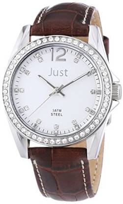 Just Watches Damen-Armbanduhr Analog Quarz Leder 48-S8194SL-BR von Just Watches