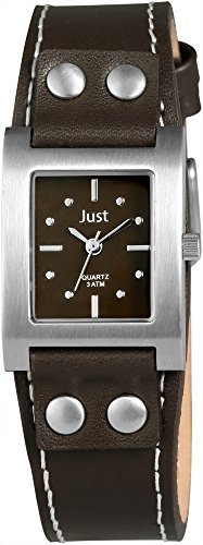 Just Watches Damen-Armbanduhr Analog Quarz Leder 48-S3929-BR von Just