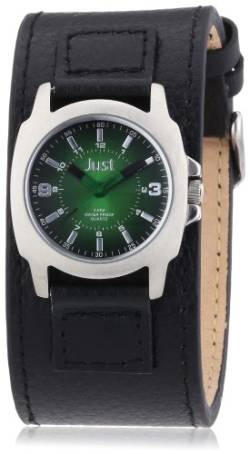 Just Watches Damen-Armbanduhr XS Analog Leder 48-S9238L-BK-GR von Just