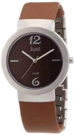 Just Watches Damen-Armbanduhr XS Analog Quarz Leder 48-S4702-BR von Just