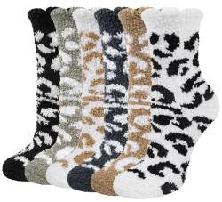 Justay Sowarm Damen Kuschelsocken Flauschige Socken Wintersocken 39-42 Haussocken Warme Bettsocken Korallenfleece Plüschsocken Geschenke Geschenke für frauen von Justay Sowarm