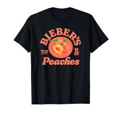 Offizielles Bieber's Peaches Black T-Shirt von Justin Bieber