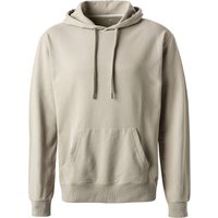 JUVIA Herren Hoodie beige Baumwolle unifarben von Juvia