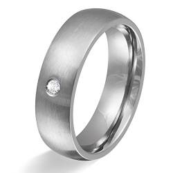 Juwelier Schönberg - Damen Ehering. Partnerring Edelstahl Zirkonia 60 (19.1) E-AG-D2 von Juwelier Schönberg