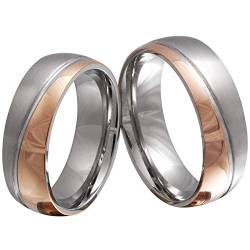 Juwelier Schönberg - Herren Geschenke für Frauen Ringe mit Gravur Partnerringe Wunschgravur Edelstahl 54-68 von Juwelier Schönberg