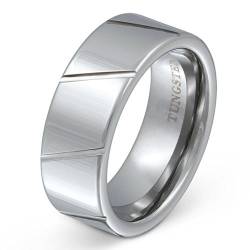 Juwelier Schönschmied - Herren Ehering Partnerring Trauringe Clyde Wolframcarbid inkl. persönliche Lasergravur NrW12H von Juwelier Schönschmied