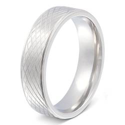 Juwelier Schönschmied - Herren Partnerring Ehering Freundschaftsring Hochzeitsring Bestemi Edelstahl inkl. persönliche Lasergravur LANr190H von Juwelier Schönschmied