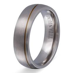 Juwelier Schönschmied - Herren Titanring Ehering Trauringe Mulini Titan inkl. persönliche Wunschgravur 64 (20.4) NrT4H von Juwelier Schönschmied